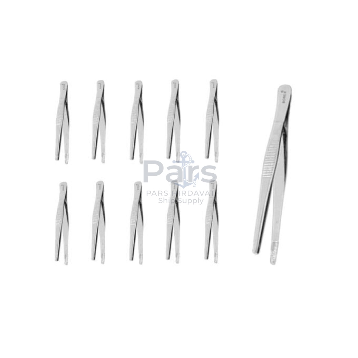 Borox Plierst 13 cm Stainless Steel - Küt Uç Dişli Düz Cımbız - 10 pcs Toptan