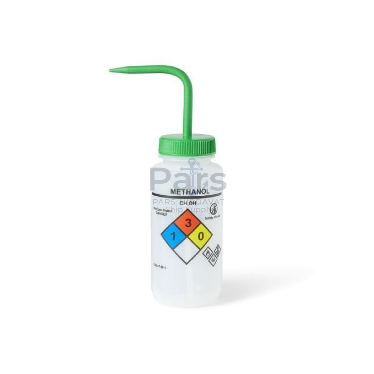 Borox Piset 500 ml - LDPE Yıkama Şişesi - Metanol Piseti - Yüzey Baskılı - Green Kapaklı - Geniş Boyunlu