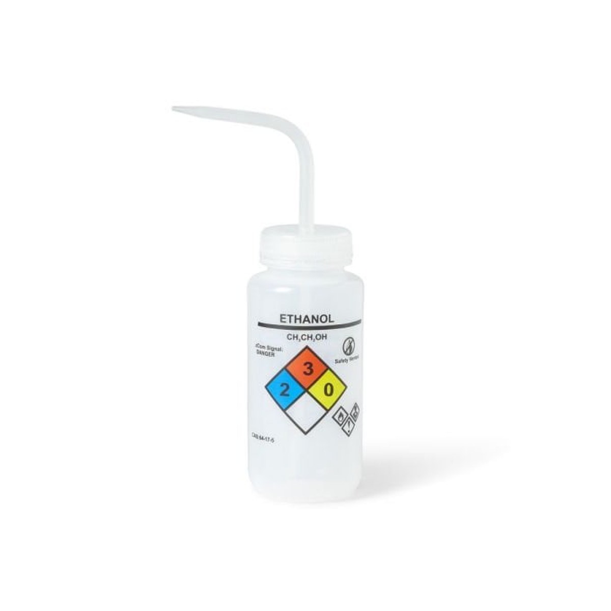 Borox Piset 500 ml - LDPE Yıkama Şişesi - Etanol Piseti - Yüzey Baskılı - Şeffaf Kapaklı - Geniş Boyunlu