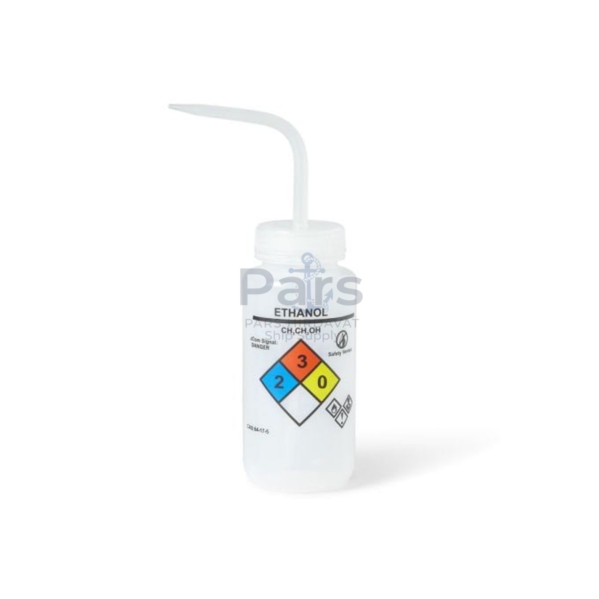Borox Piset 500 ml - LDPE Yıkama Şişesi - Etanol Piseti - Yüzey Baskılı - Şeffaf Kapaklı - Geniş Boyunlu