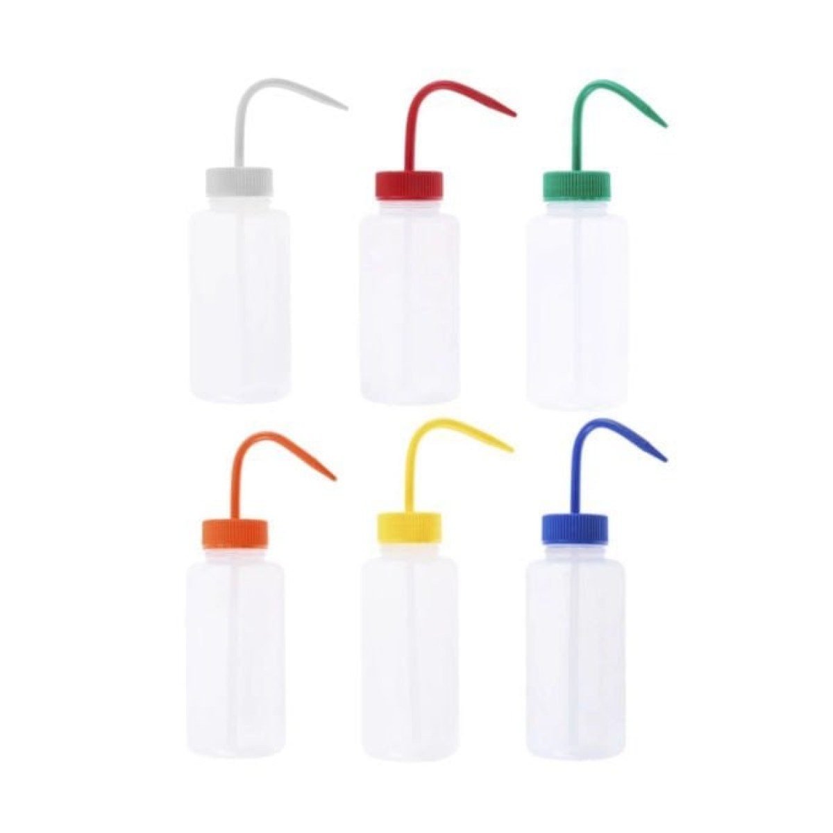 Borox Piset 500ml - Yıkama Şişesi Geniş Boyun - 6lı Set