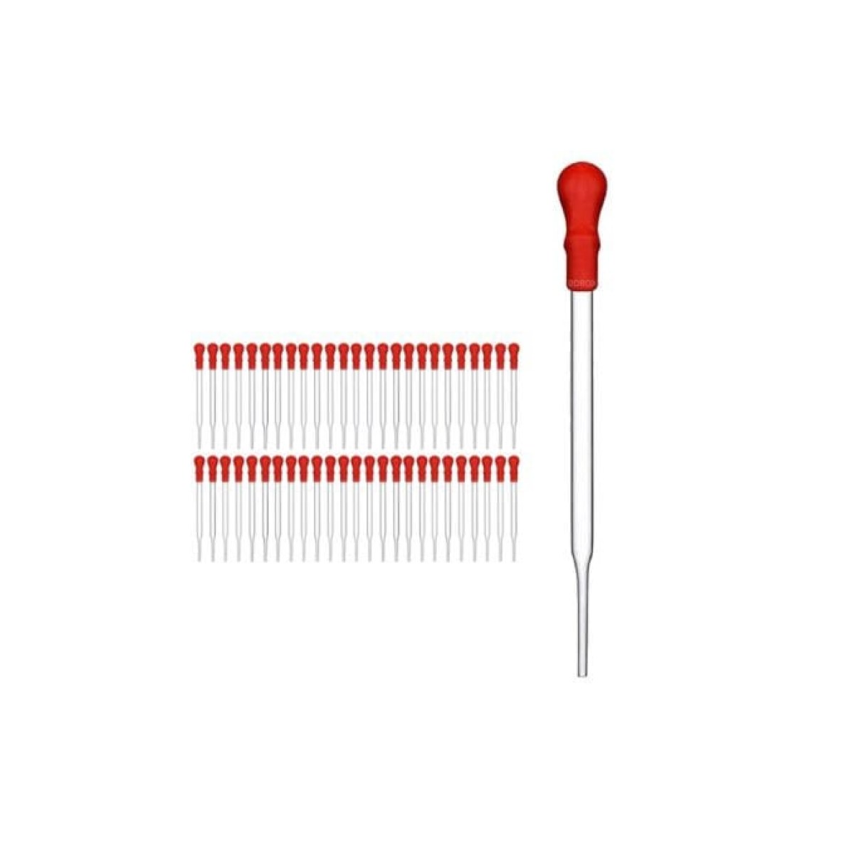 Borox Cam Pastör Pipeti 90mm - Damlatma Pipet - Cam Damlalık - 50 Adet/Toptan