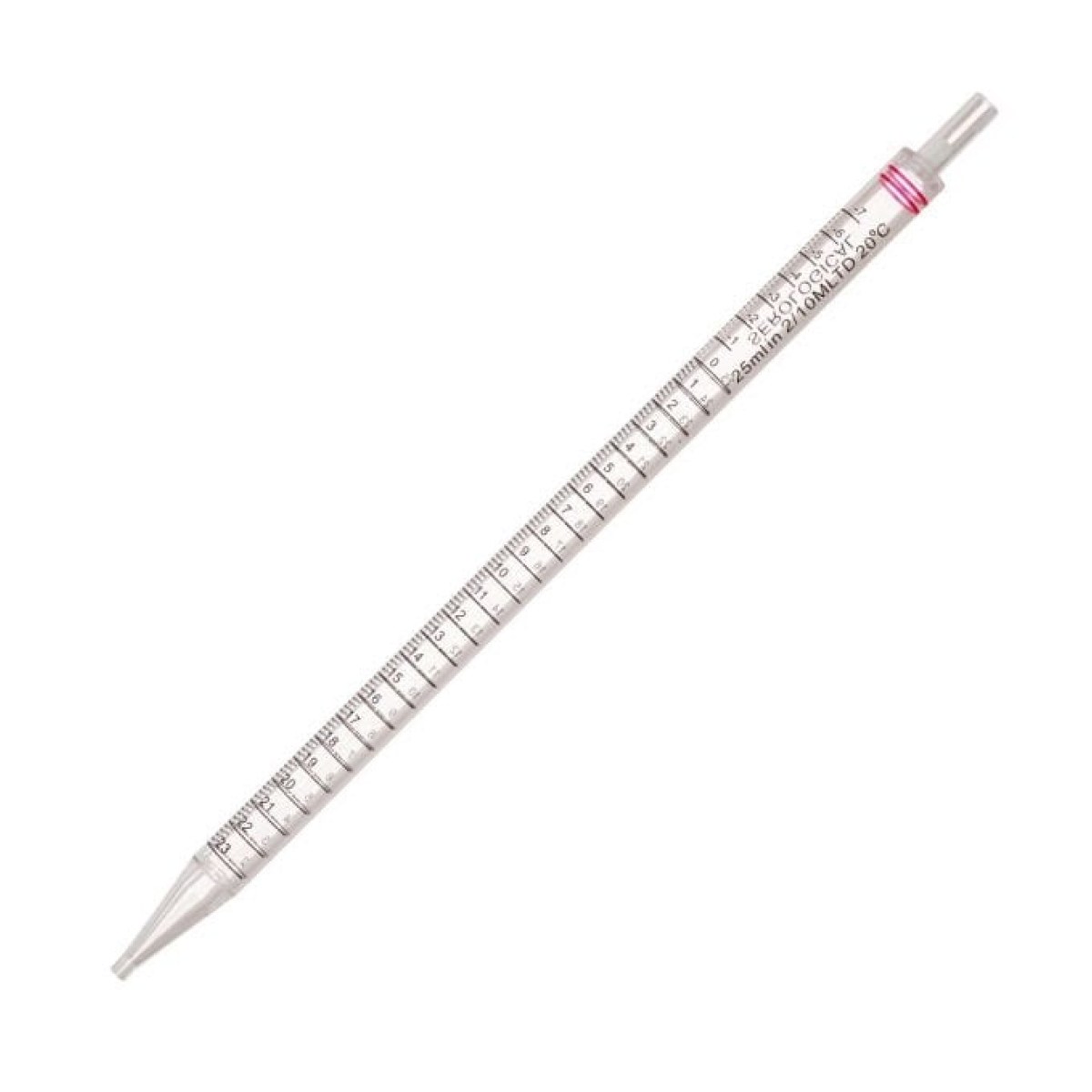 Serolojik Pipet 25ml - Steril Tek Kullanımlık 25Adet/Paket