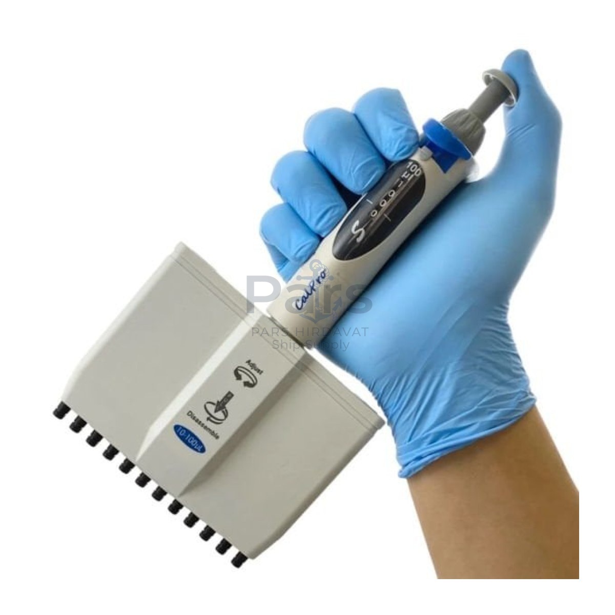 Borox Calpro-S Otomatik Pipet 12 Kanallı 10-100µl - Dijital Mikropipet