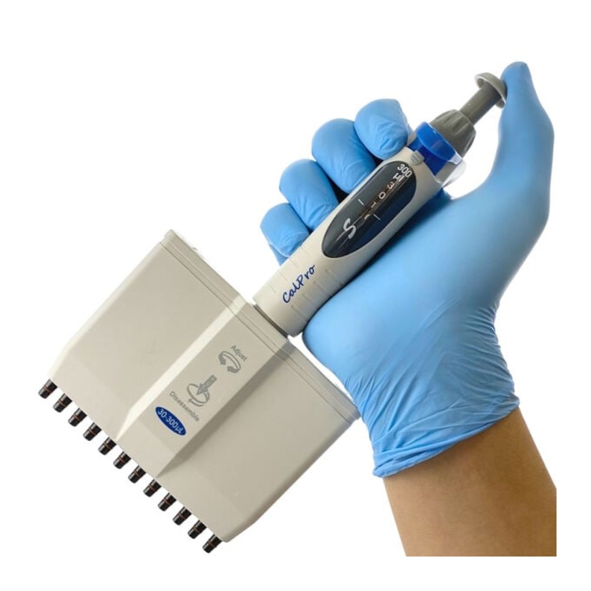 Borox Calpro-S Otomatik Pipet 12 Kanallı 30-300µl - Dijital Mikropipet