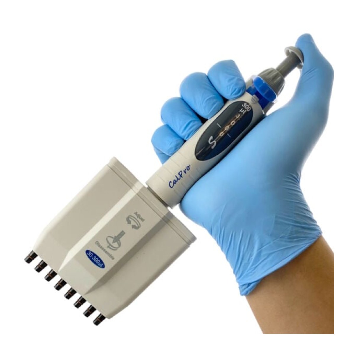 Borox Calpro-S Otomatik Pipet 8 Kanallı 30-300µl - Dijital Mikropipet