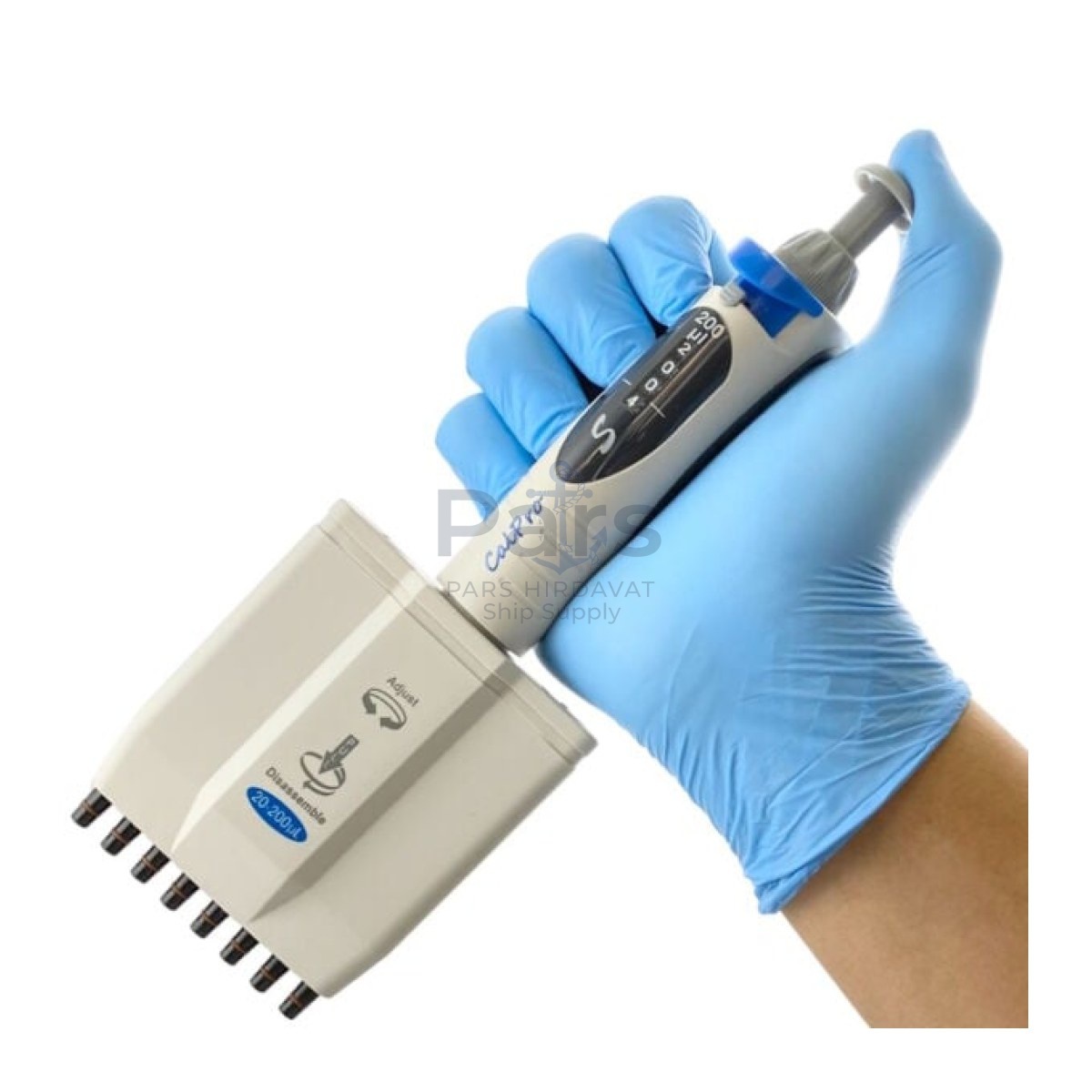 Borox Calpro-S Otomatik Pipet 8 Kanallı 20-200µl - Dijital Mikropipet