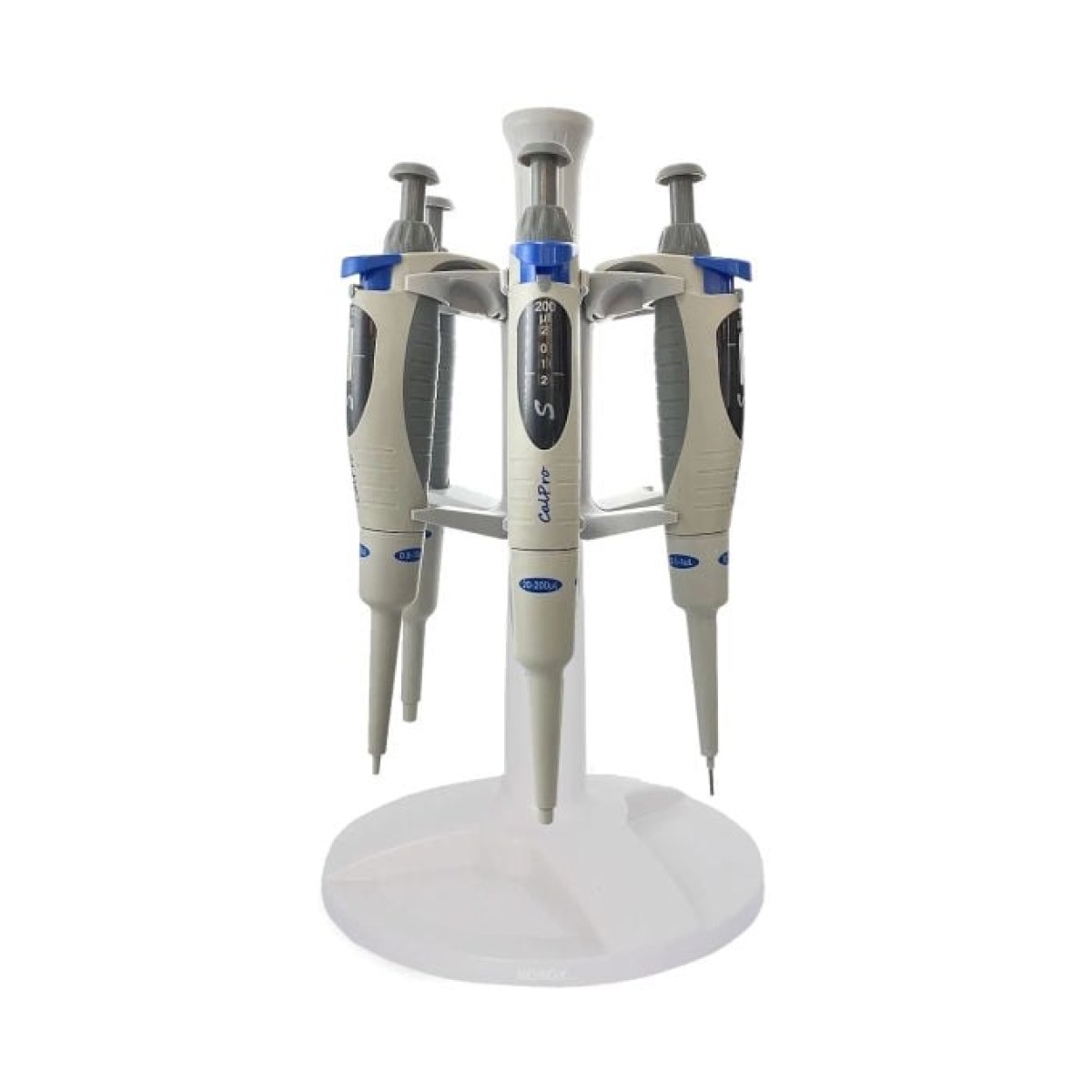 CalPro S Otomatik Pipet Seti Standlı - 1µl+10µl+200µl+1000µl - Hassas Mikropipet