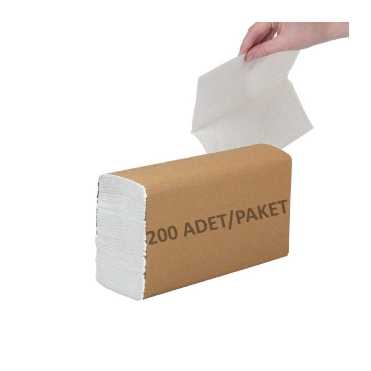 Borox Z Katlama Havlu - Dispenser Havlu - 200 Adet-Paket