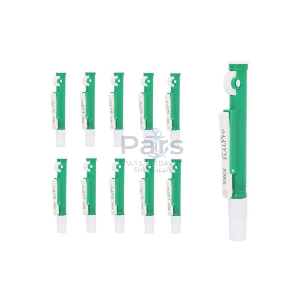 Borox FillPro Pipet Pompası 10 ml - Pipet Puarı - Pi-Pump - Green - 10 pcs Toptan