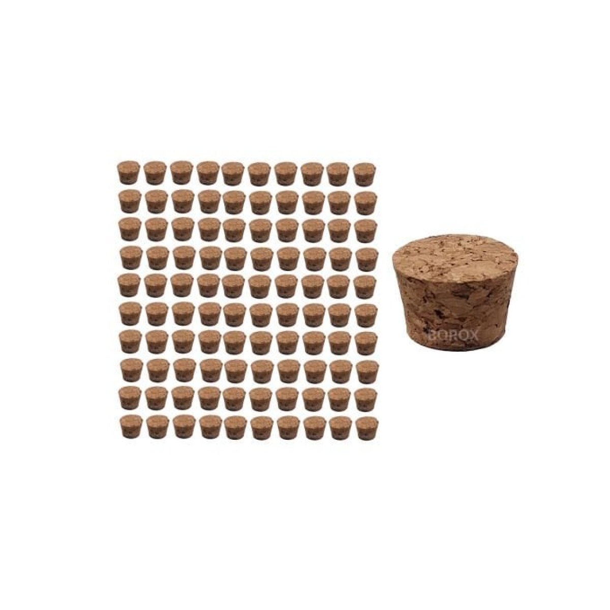 Borox Mantar Tıpa No 7 - 26x21x17 - 100 Adet