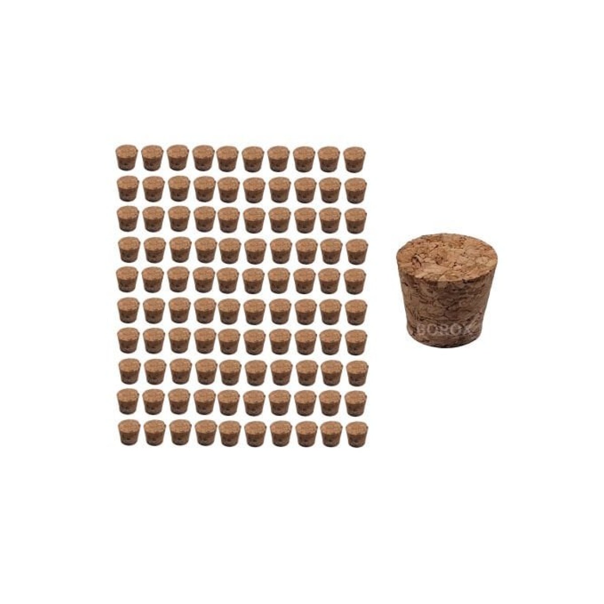 Borox Mantar Tıpa No 5 - 23x18x20 - 100 pcs