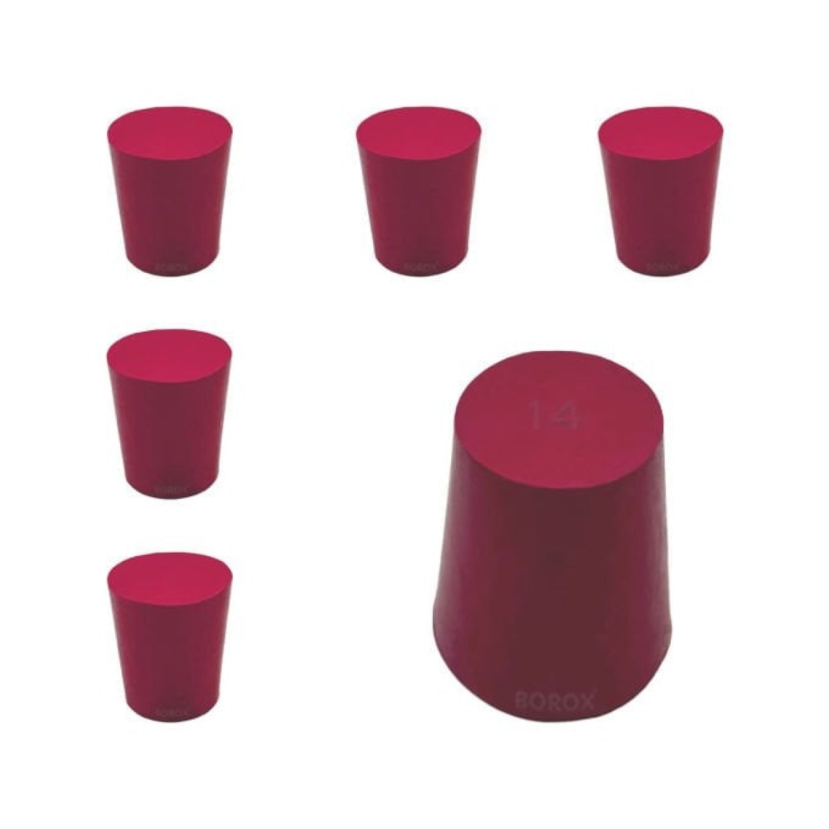 Borox Kauçuk Tıpa No 14 - 31,5x41x43mm - 5Adet