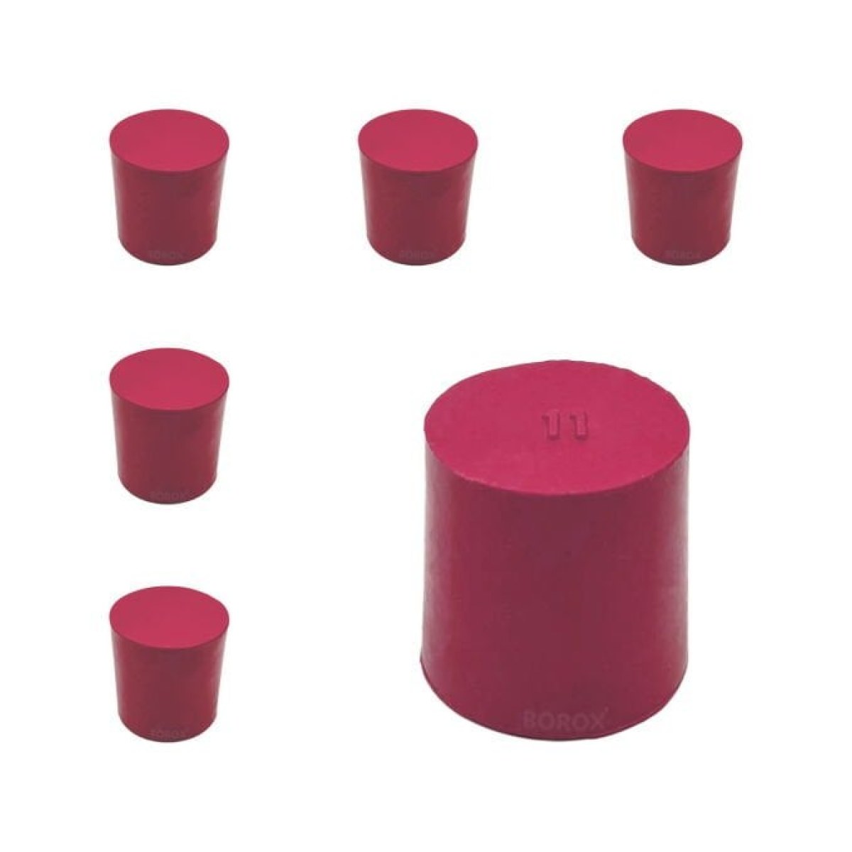 Borox Kauçuk Tıpa No 11 - 29x33x32mm - 5Adet