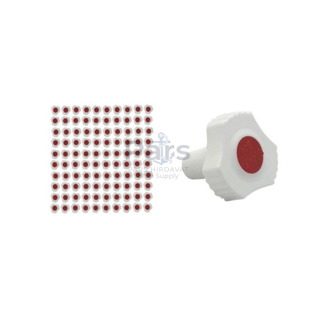 Borox Plastik Tıpa 10/19 Şilifli - Sızdırmaz PP Kapak - Üçgen Form - 100 pcs Toptan
