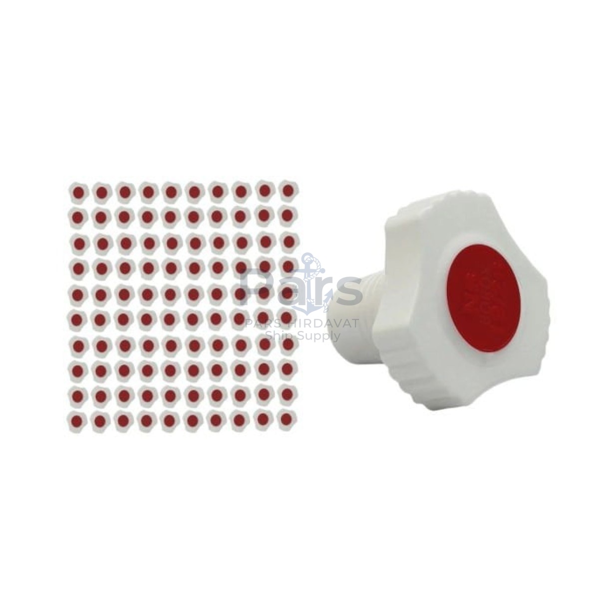 Borox Plastik Tıpa 19/26 Şilifli - Sızdırmaz PP Kapak - Üçgen Form - 100 pcs Toptan