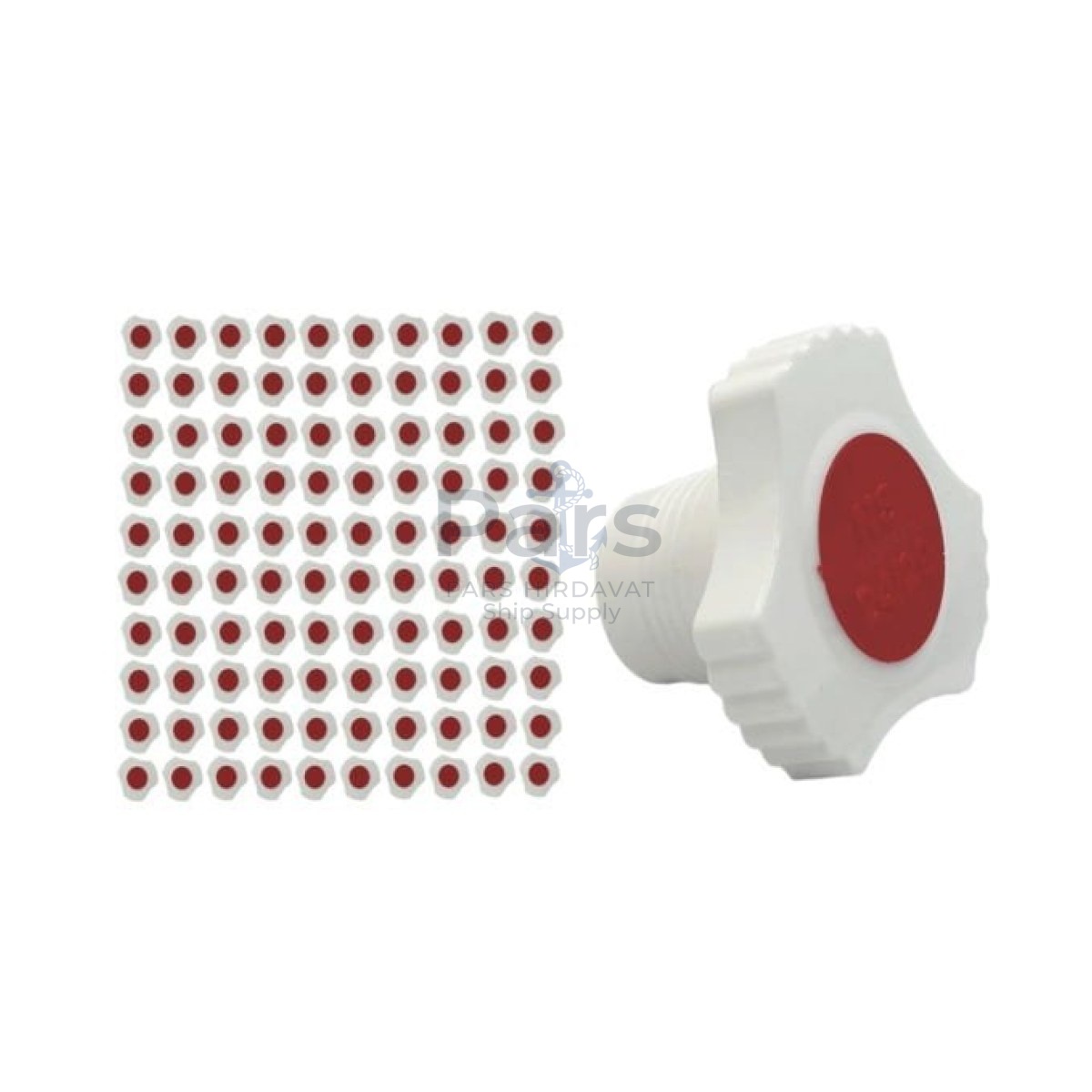 Borox Plastik Tıpa 24/29 Şilifli - Sızdırmaz PP Kapak - Üçgen Form - 100 pcs Toptan