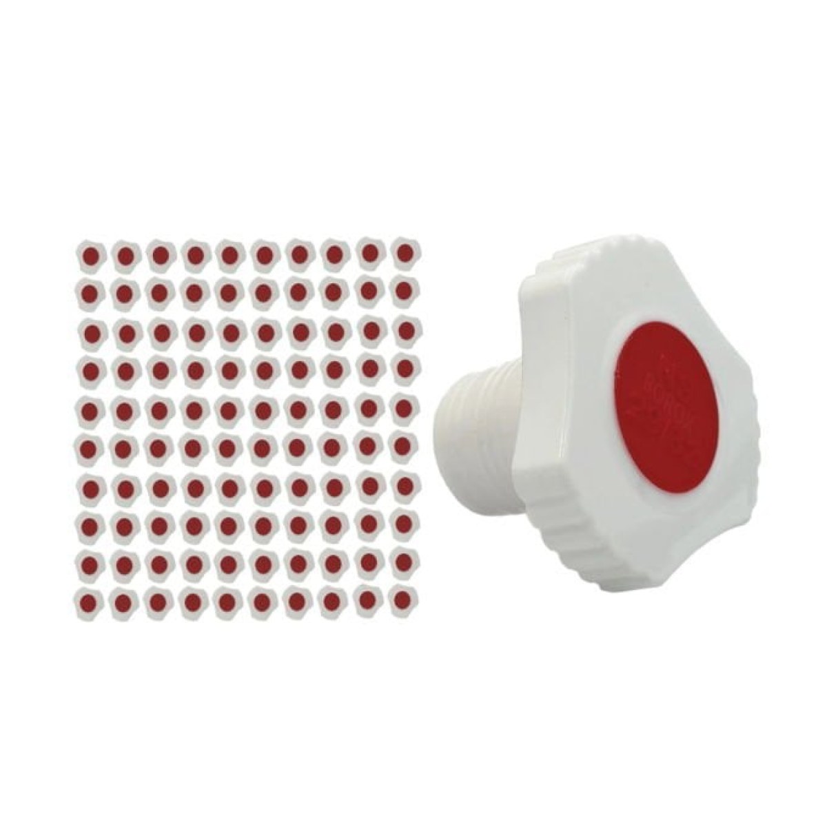 Borox Plastik Tıpa 29/32 Şilifli - Sızdırmaz PP Kapak - Üçgen Form - 100 pcs Toptan