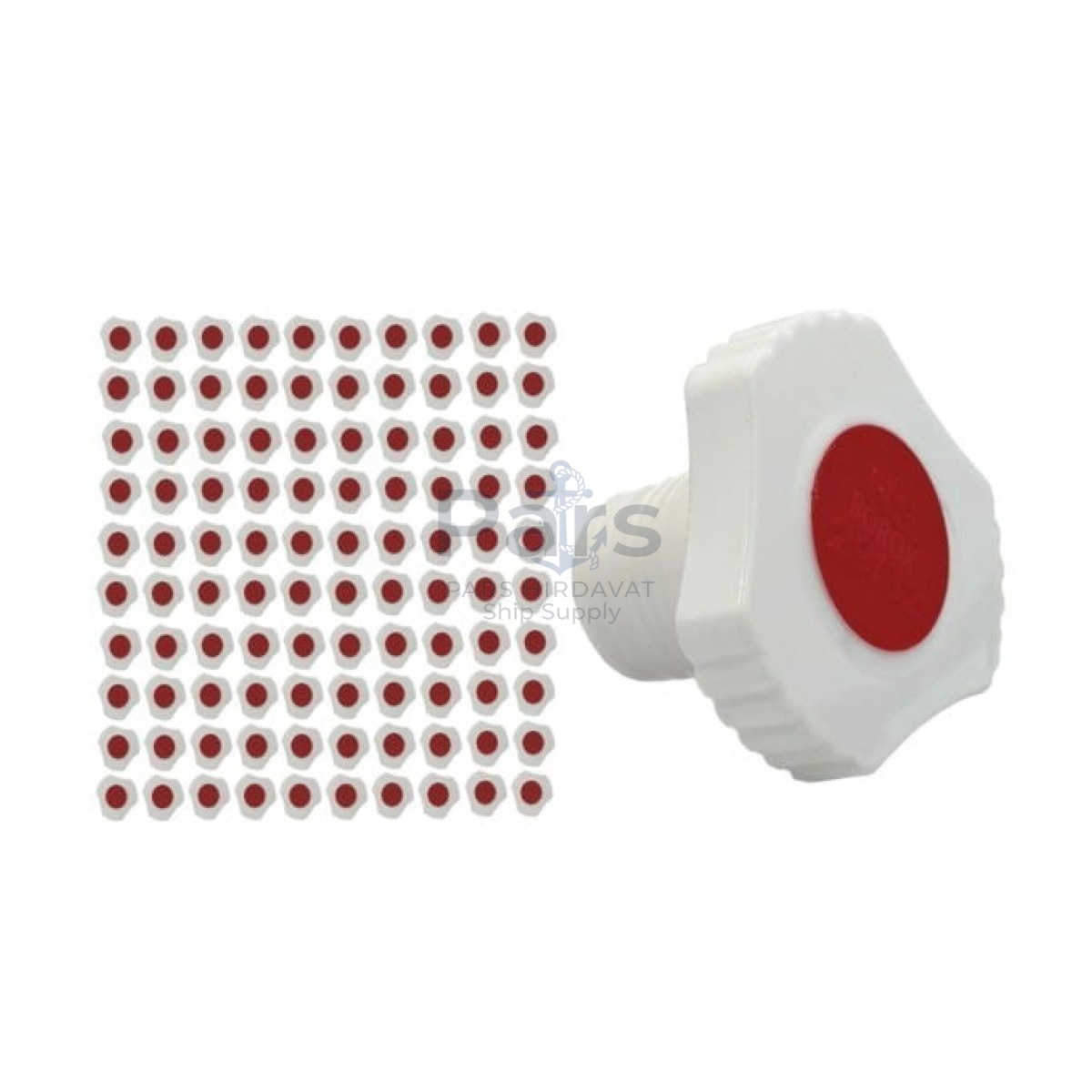 Borox Plastik Tıpa 29/32 Şilifli - Sızdırmaz PP Kapak - Üçgen Form - 100 pcs Toptan