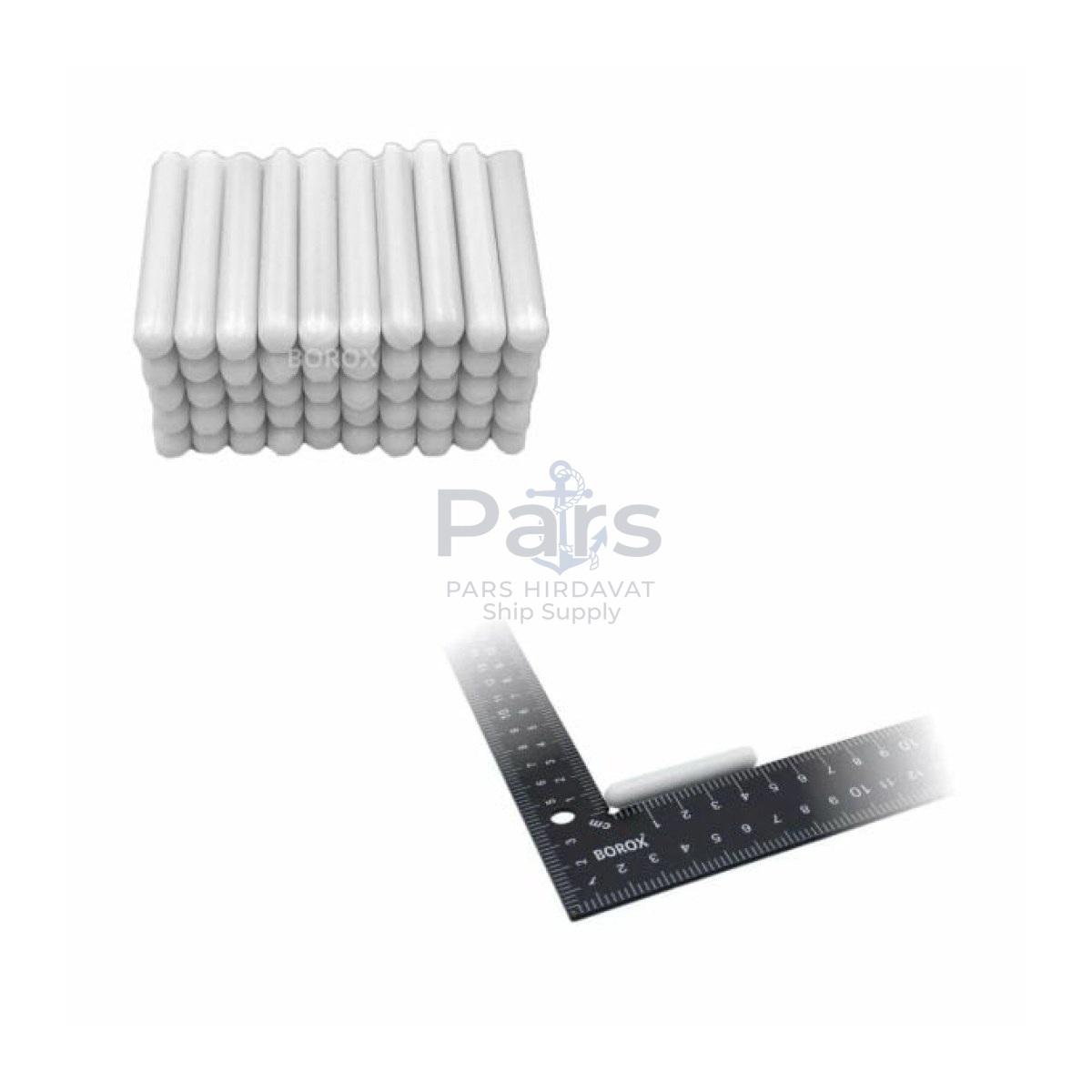 Manyetik Balık 8x50 mm - Teflon Karıştırıcı Balık Silindirik - 50 pcs Toptan