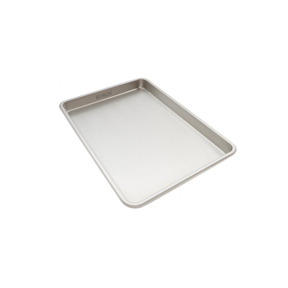 Borox Paslanmaz Çelik Laboratuvar Tepsisi 10L - Numune Taşıma Tepsisi - Numune Kabı - Tray