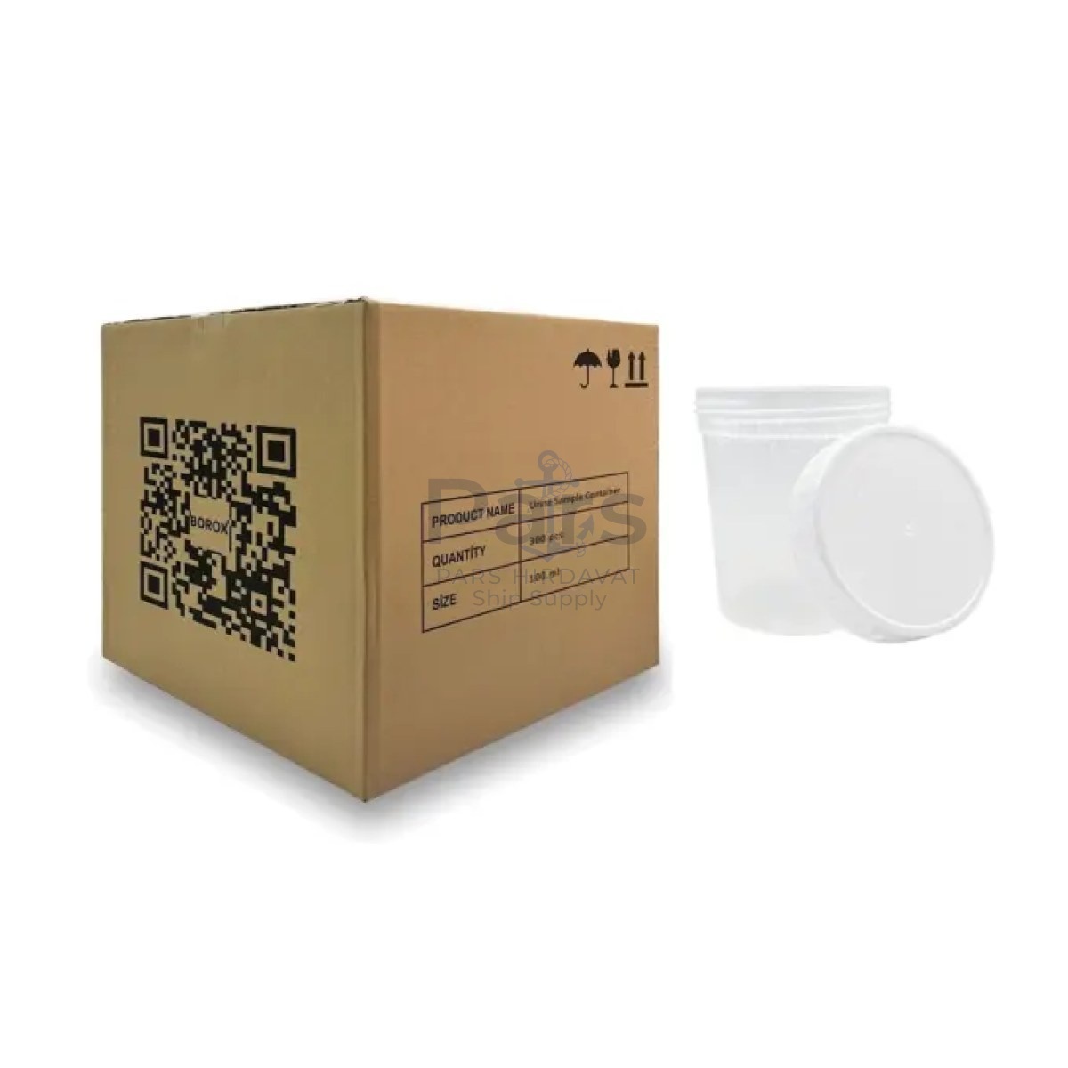 İdrar Numune Kabı 100ml - Pnömatik Steril Şişe - 300 pcs Toptan