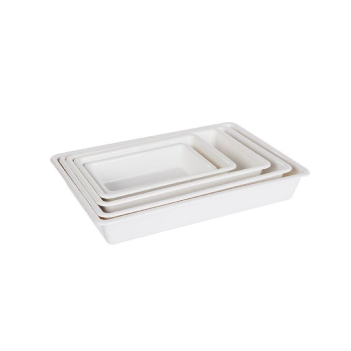 Borox Laboratuvar Tepsisi - Plastik Tepsi - 5 pcs-Set - Tray