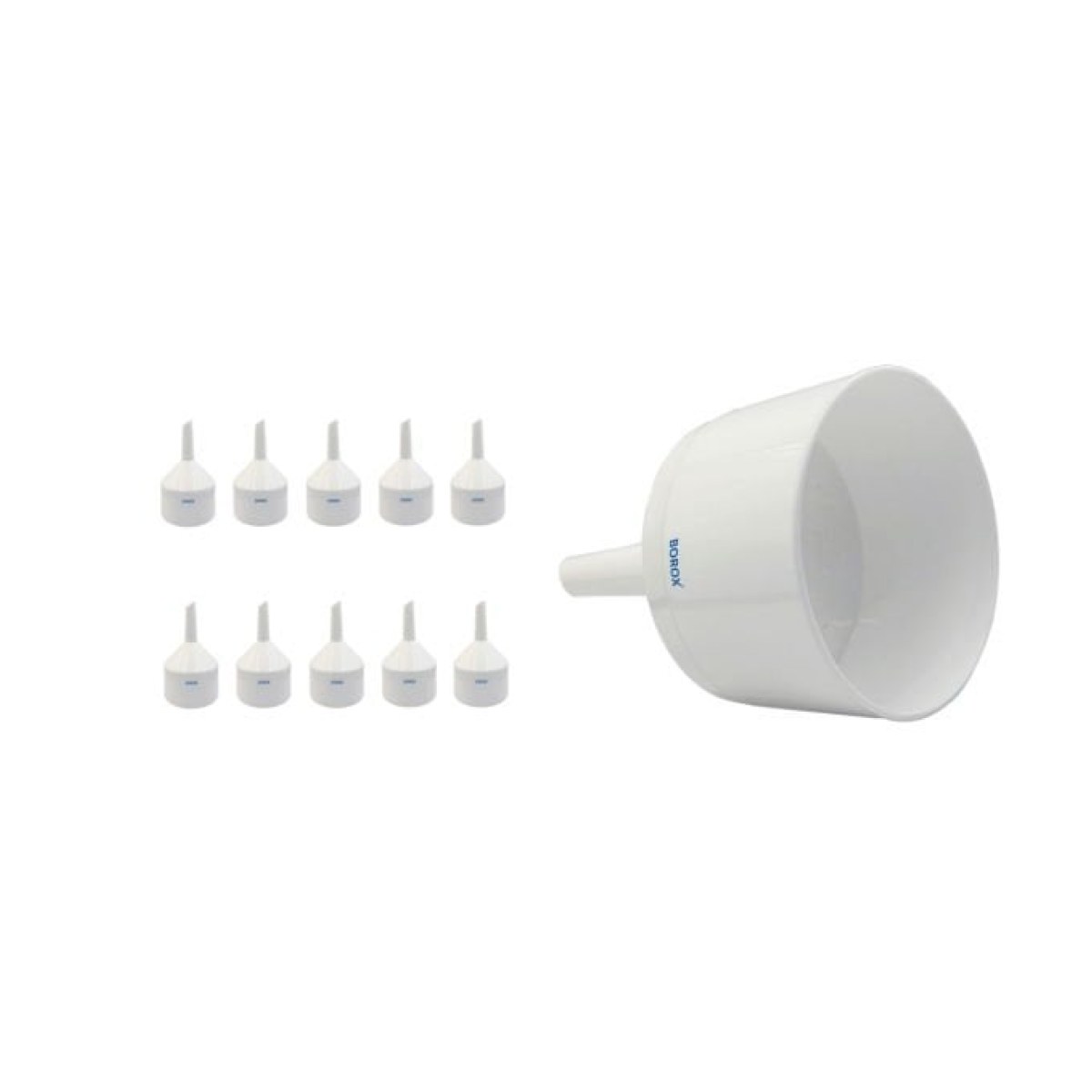 Borox Plastik Buhner Hunisi 70mm - Bühner Filtrasyon Huni - 10 pcs Toptan