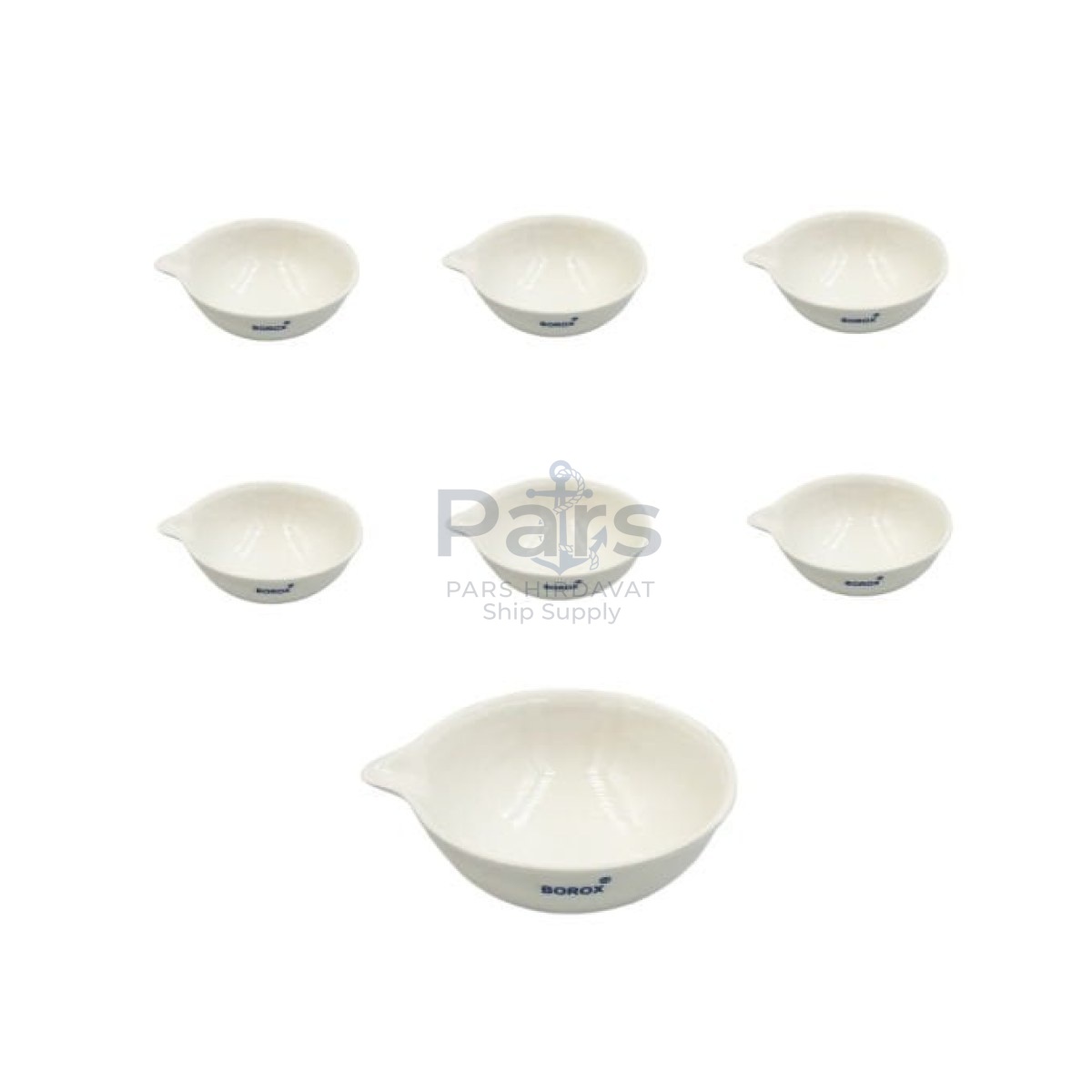 Borox Porselen Kapsül 35 ml - Dibi Yuvarlak - 6 pcs Toptan