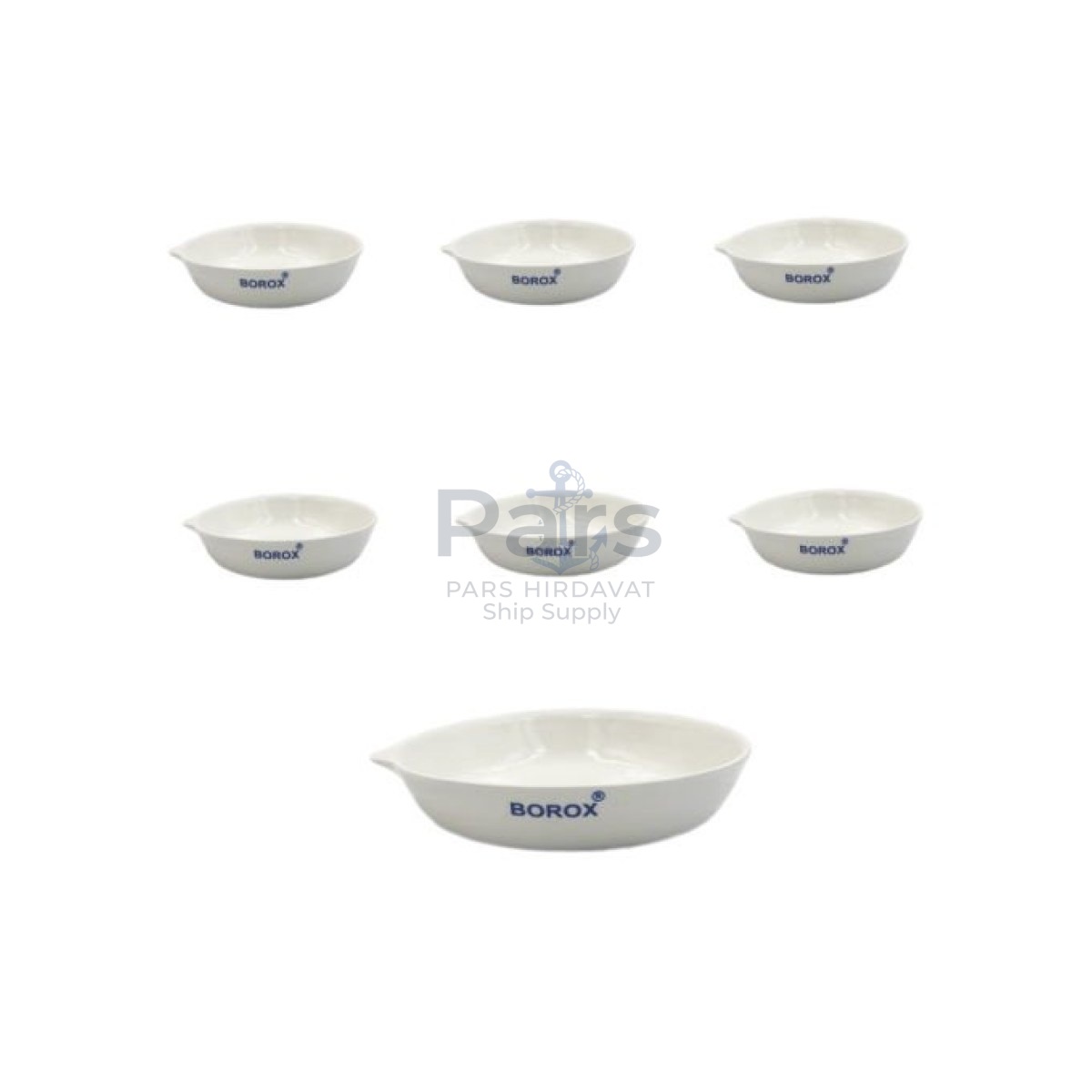 Borox Porselen Kapsül 50 ml - Dibi Düz - 6 pcs Toptan