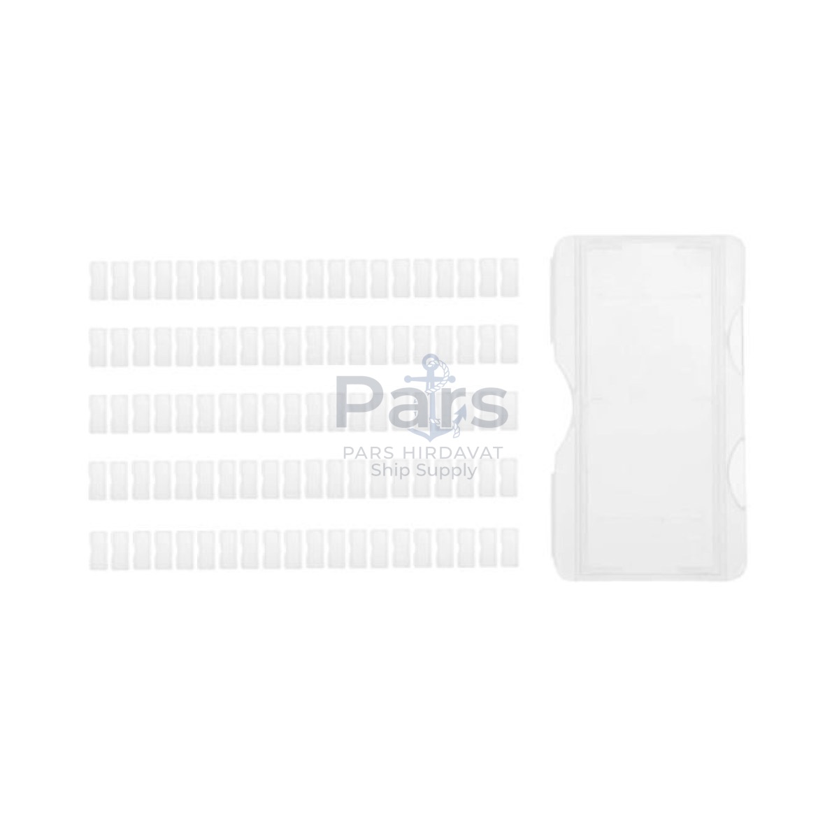 Mikroskop Slide Kutusu - Plastik Slayt Saklama Kabı 1 Yuvalı - Lam Taşıma Standı Tray - 100 pcs Toptan
