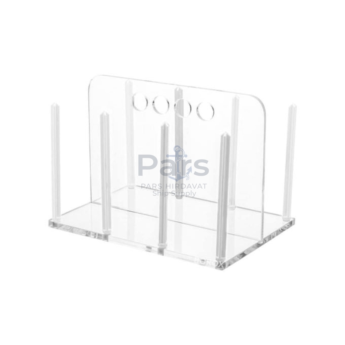 Borox Akrilik Petri Kabı Standı 60mm Petri İçin Rack - Petri Standı