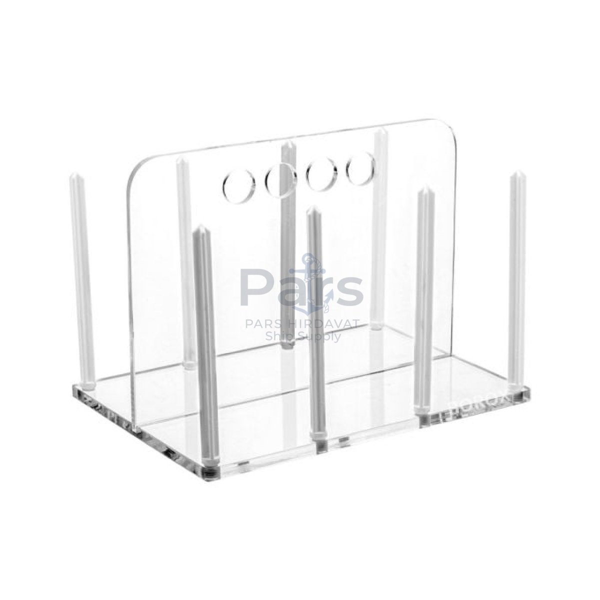 Borox Akrilik Petri Kabı Standı 90mm Petri İçin Rack - Petri Standı