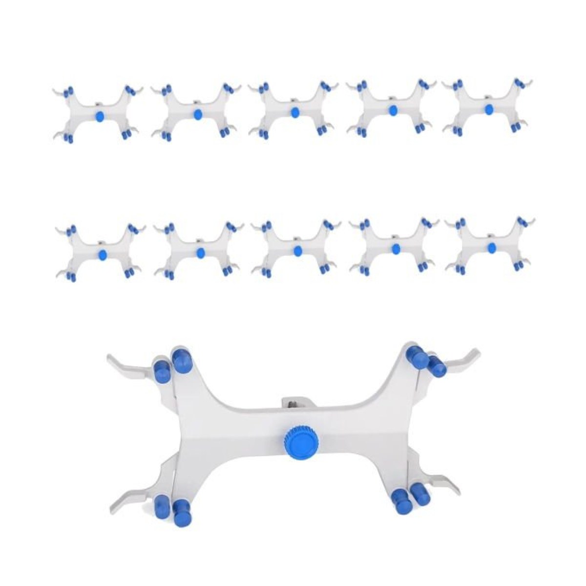 Borox Büret Pensi Çelik İkili - Alloy Double Burette Clamp - 10 pcs Toptan