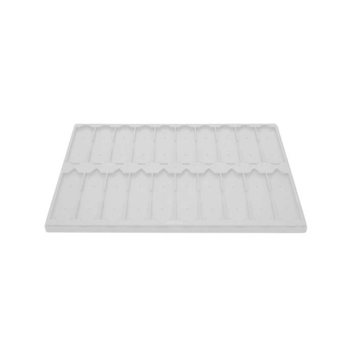 Mikroskop Slide Kutusu - Plastik Slayt Saklama Kabı 20li - Lamel Taşıma Standı Tray - Beyaz
