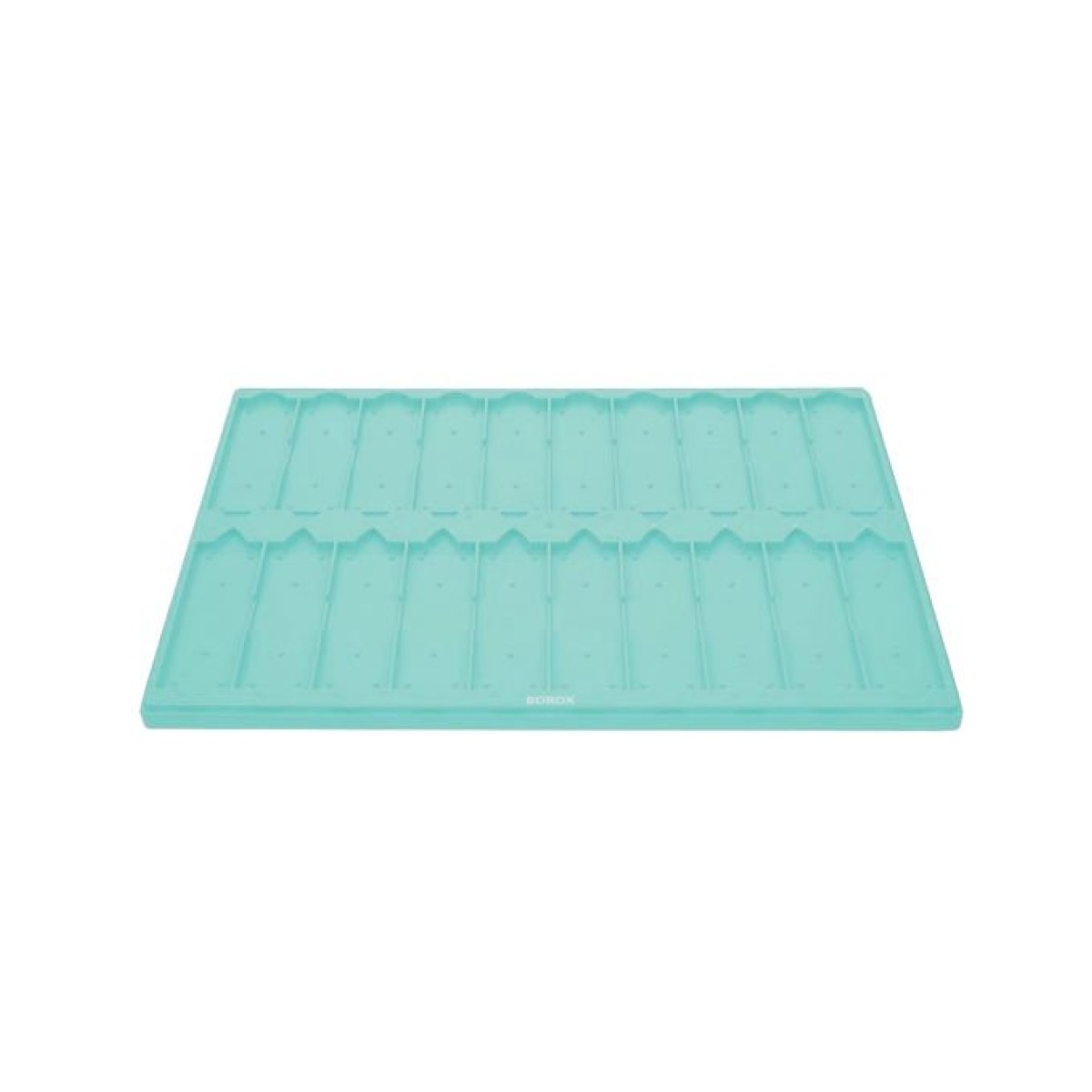 Mikroskop Slide Kutusu - Plastik Slayt Saklama Kabı 20li - Lamel Taşıma Standı Tray - Yeşil