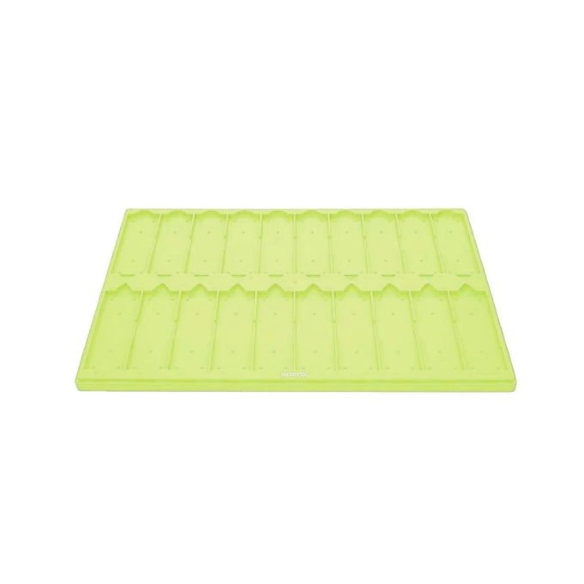 Mikroskop Slide Kutusu - Plastik Slayt Saklama Kabı 20li - Lamel Taşıma Standı Tray - Sarı