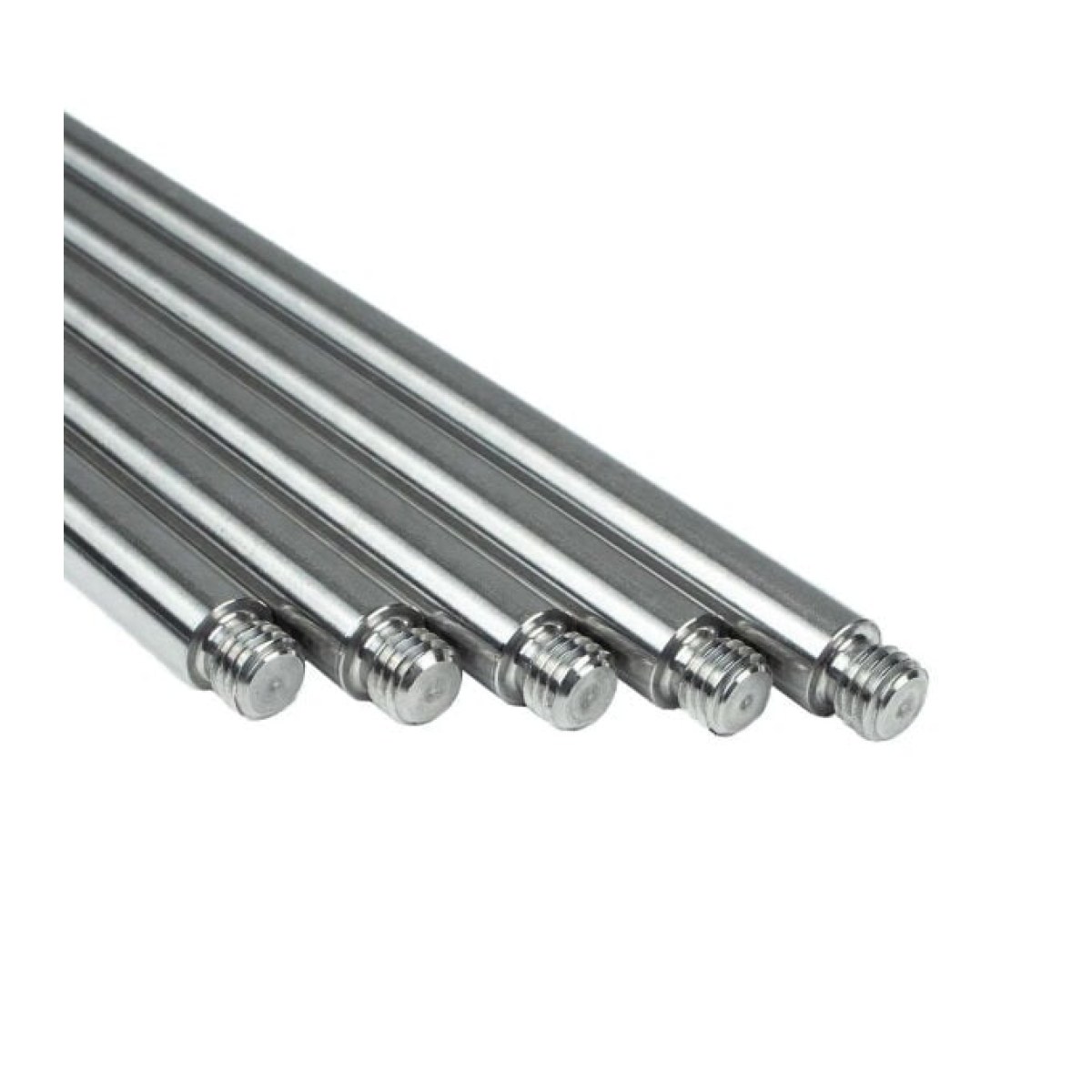 Borox Büret Standı Çubuğu 60cm - Paslanmaz Çelik Çubuğu Çapı 12mm - Vida Kısmı 10mm