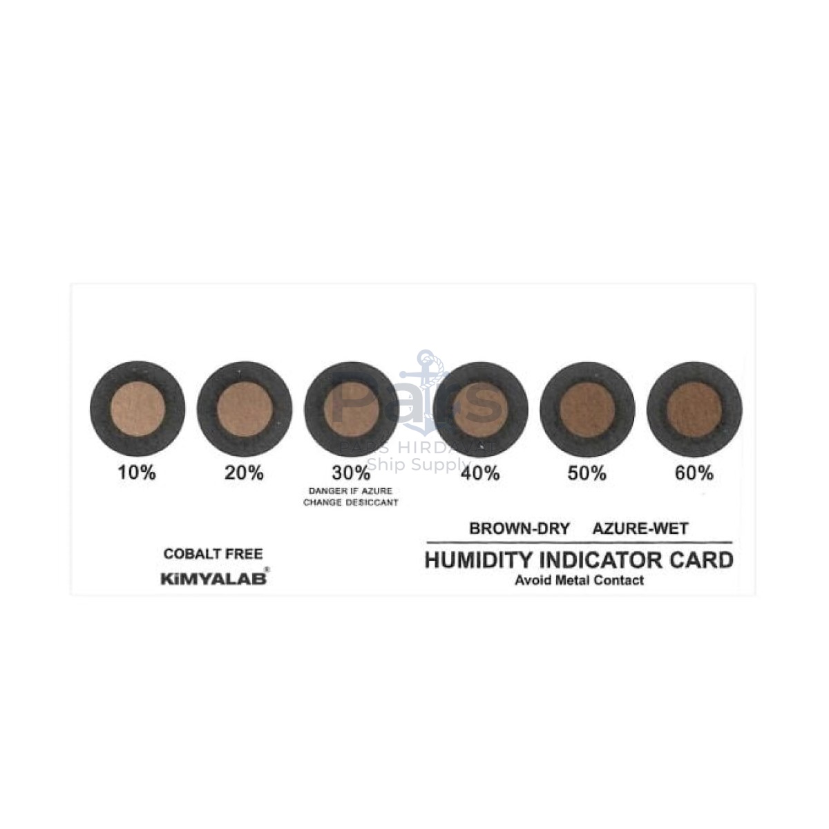 Nem İndikatör Kartı - 6 Noktalı Gösterge Kartları 25 pcs/paket - Hızlı