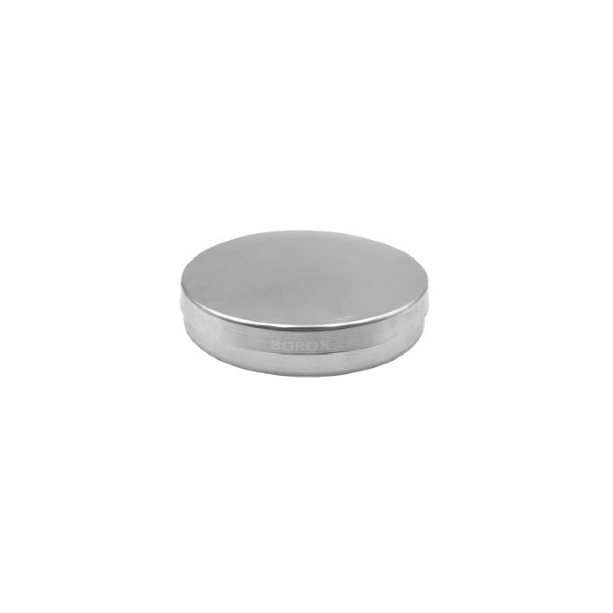 Borox Stainless Steel Petri Kabı 80mm - Petri Kutusu Kapaklı