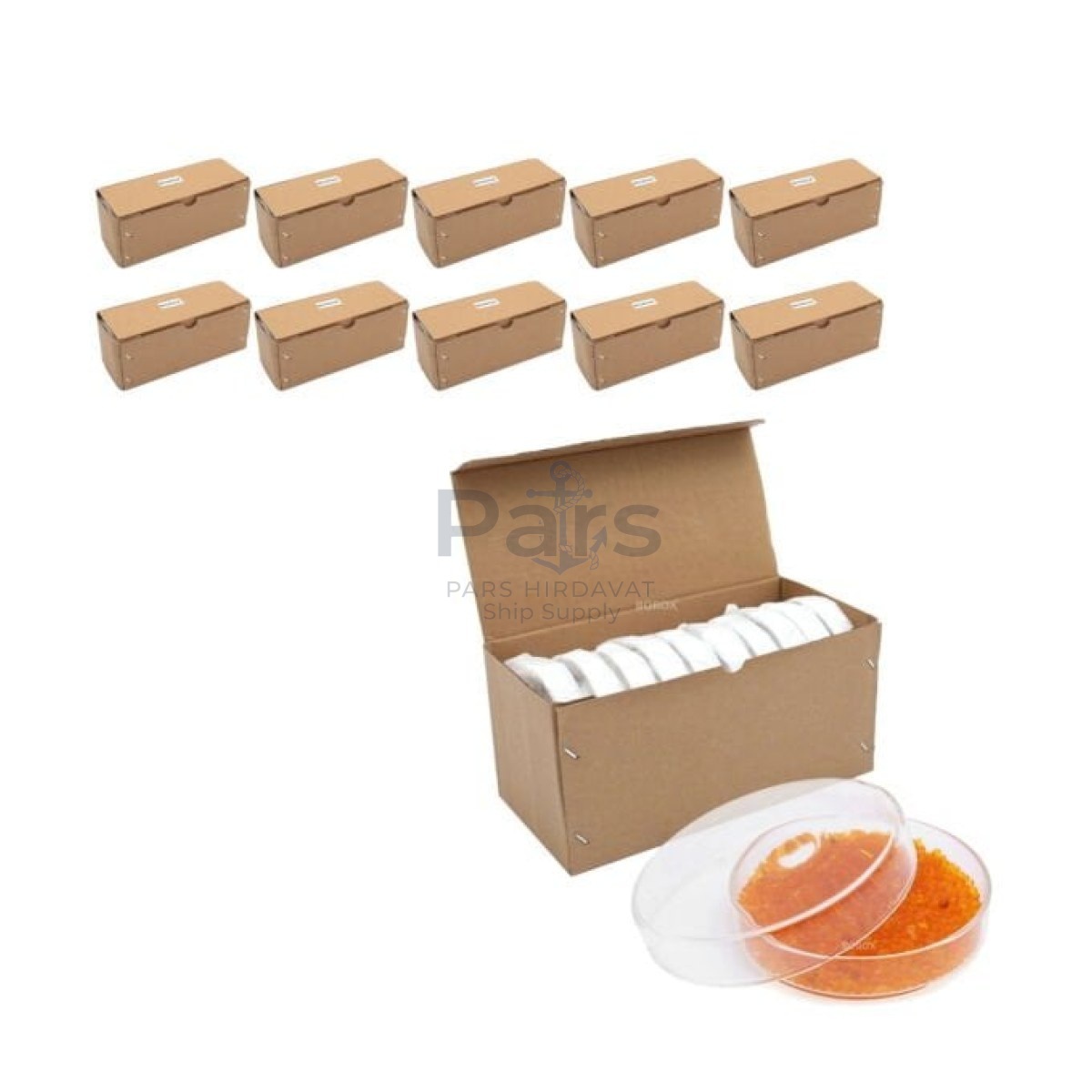 Borox Cam Petri Kabı 90 mm - Petri Kutusu Petri Dish 100 pcs Toptan