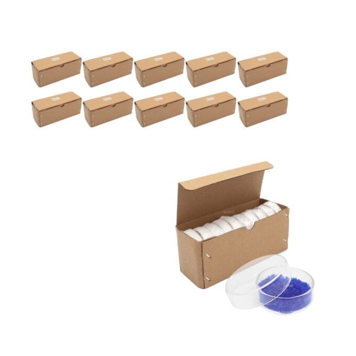 Borox Cam Petri Kabı 60mm - Petri Kutusu Petri Dish 200 pcs Toptan