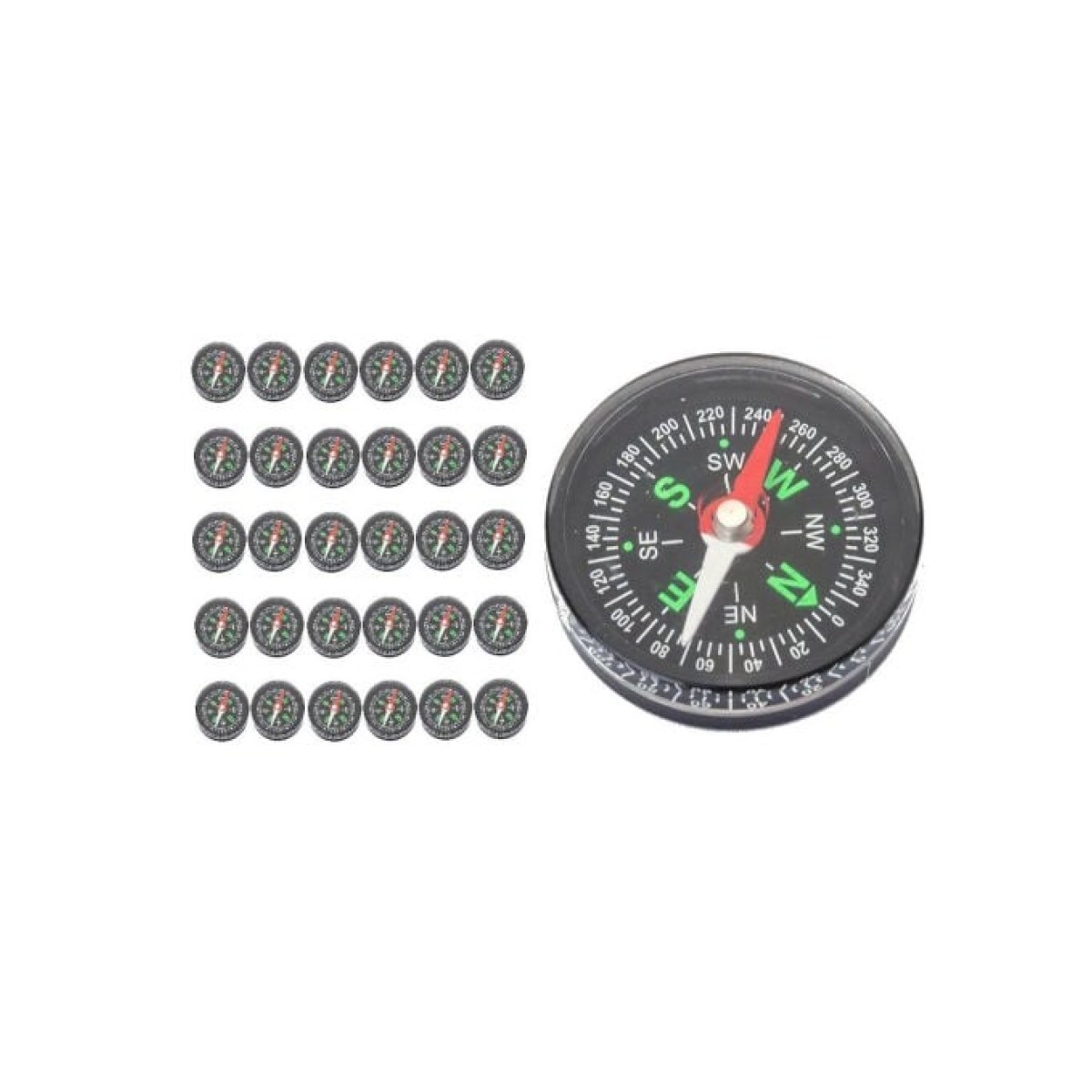 Borox Pusula - Mini Cep Pusulası - Sıvılı Pusula 40 mm - 30 pcs Toptan