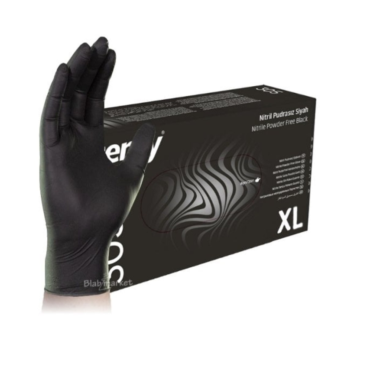 Nitril Eldiven Black - XL Beden - Çok Amaçlı - Pudrasız