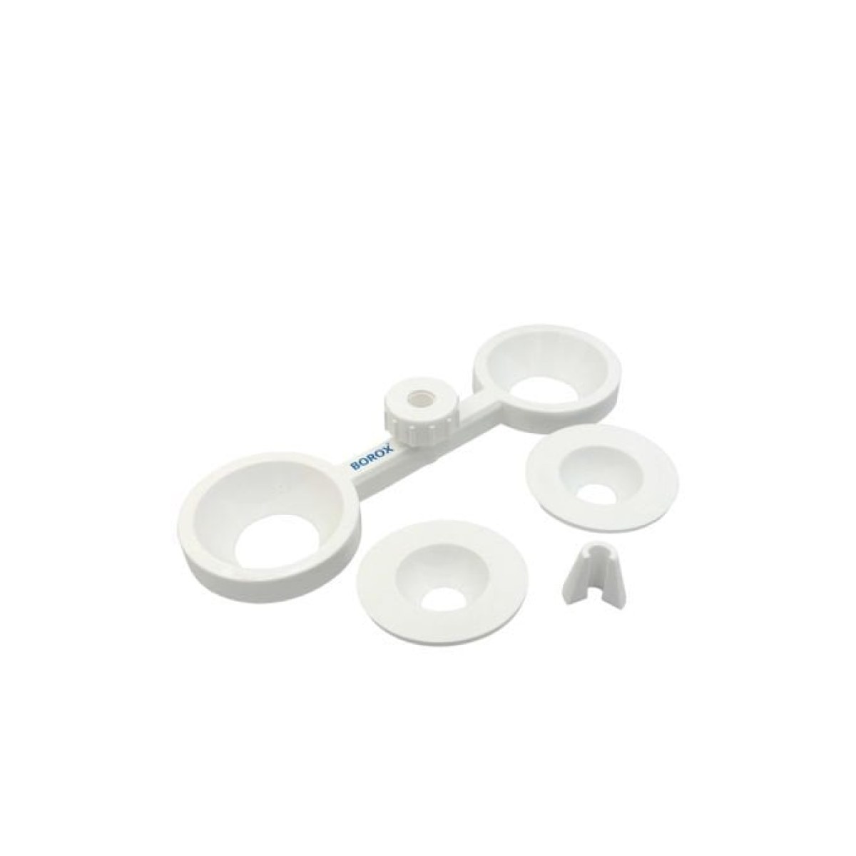 Borox PP Huni Halkası - Plastik Huni Askısı İkili - Yarıksız