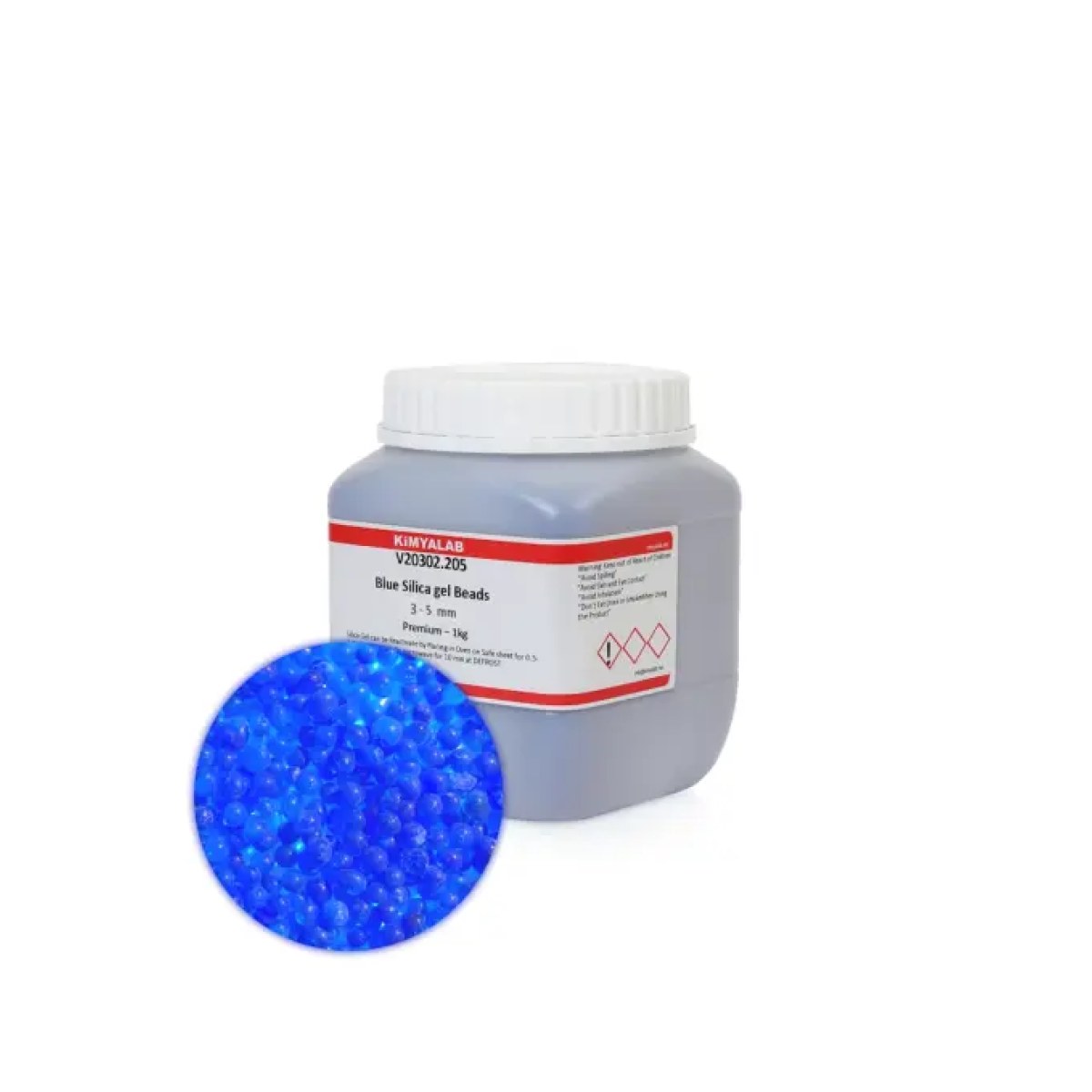 Silikajel Blue Nem Alıcı 1 Kg - Küf Önleyici İndikatörlü