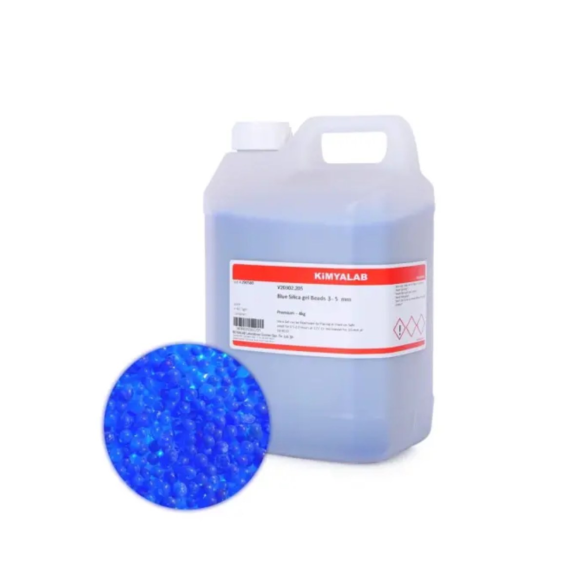 Silikajel Blue Nem Alıcı 4 kg - Rutubet Önleyici İndikatörlü - Küf Önleyici