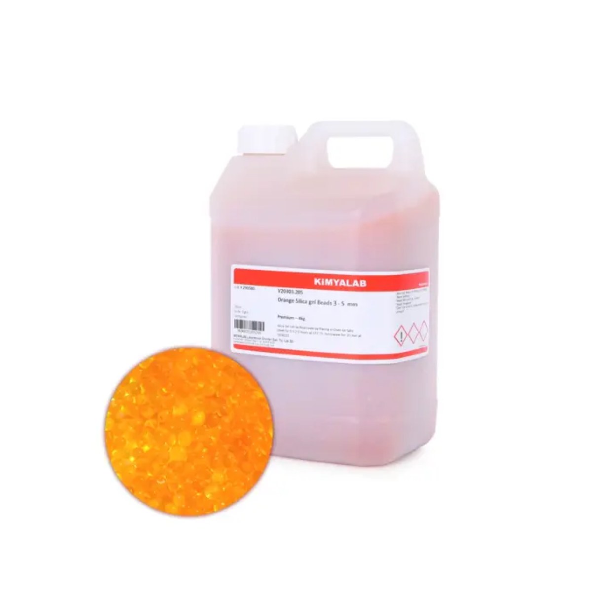 Silikajel Turuncu Nem Alıcı 4 Kg - Küf Önleyici İndikatörlü