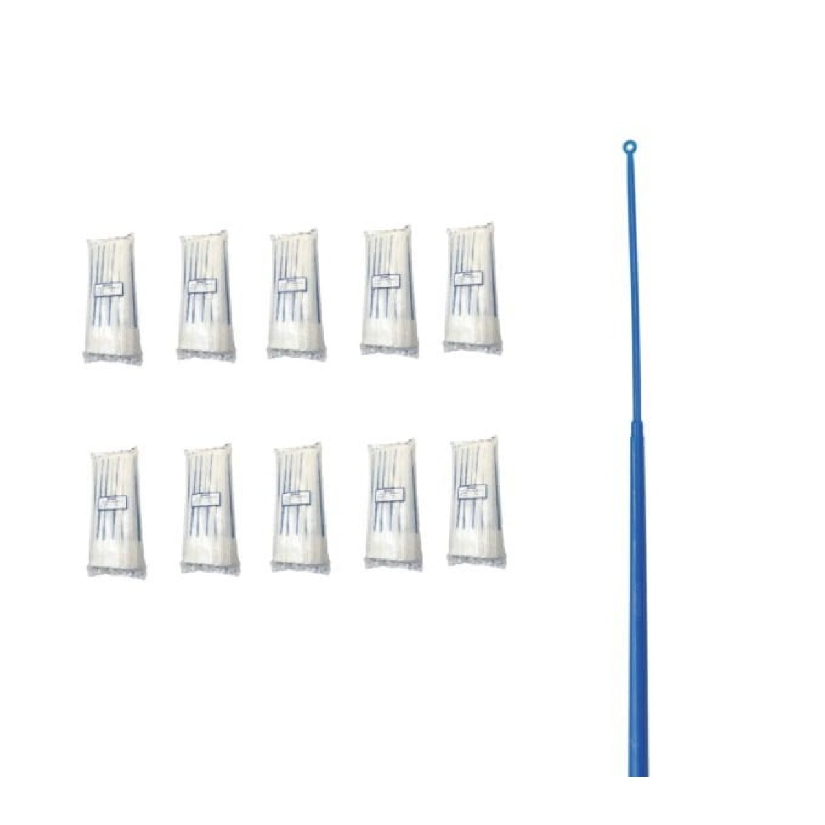 Borox Öze Ucu 1 uL - Steril - Halka Uçlu - Inoculation Loop 1000 Adet