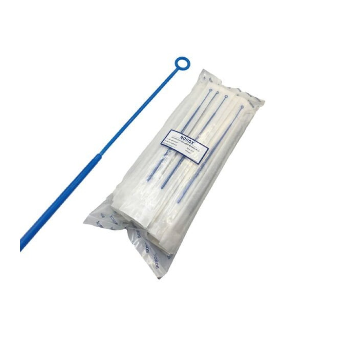 Borox Öze Ucu 10 uL - Steril - Halka Uçlu - Inoculation Loop 100 Adet
